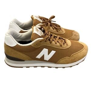 New Balance 515 ML515HN3 Men's Tan Suede Mesh Lifestyle Sneakers Shoes Size 11.5